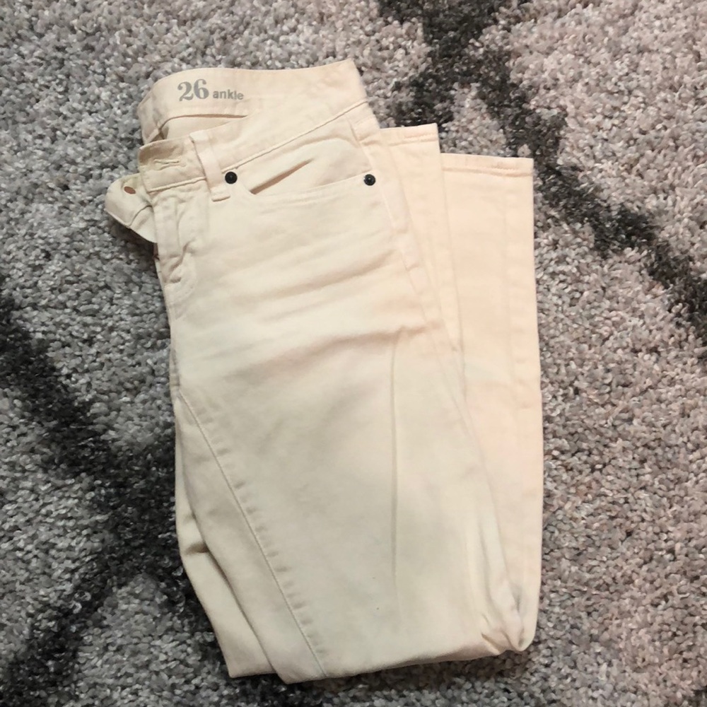 J Crew Toothpick Ankle Pants